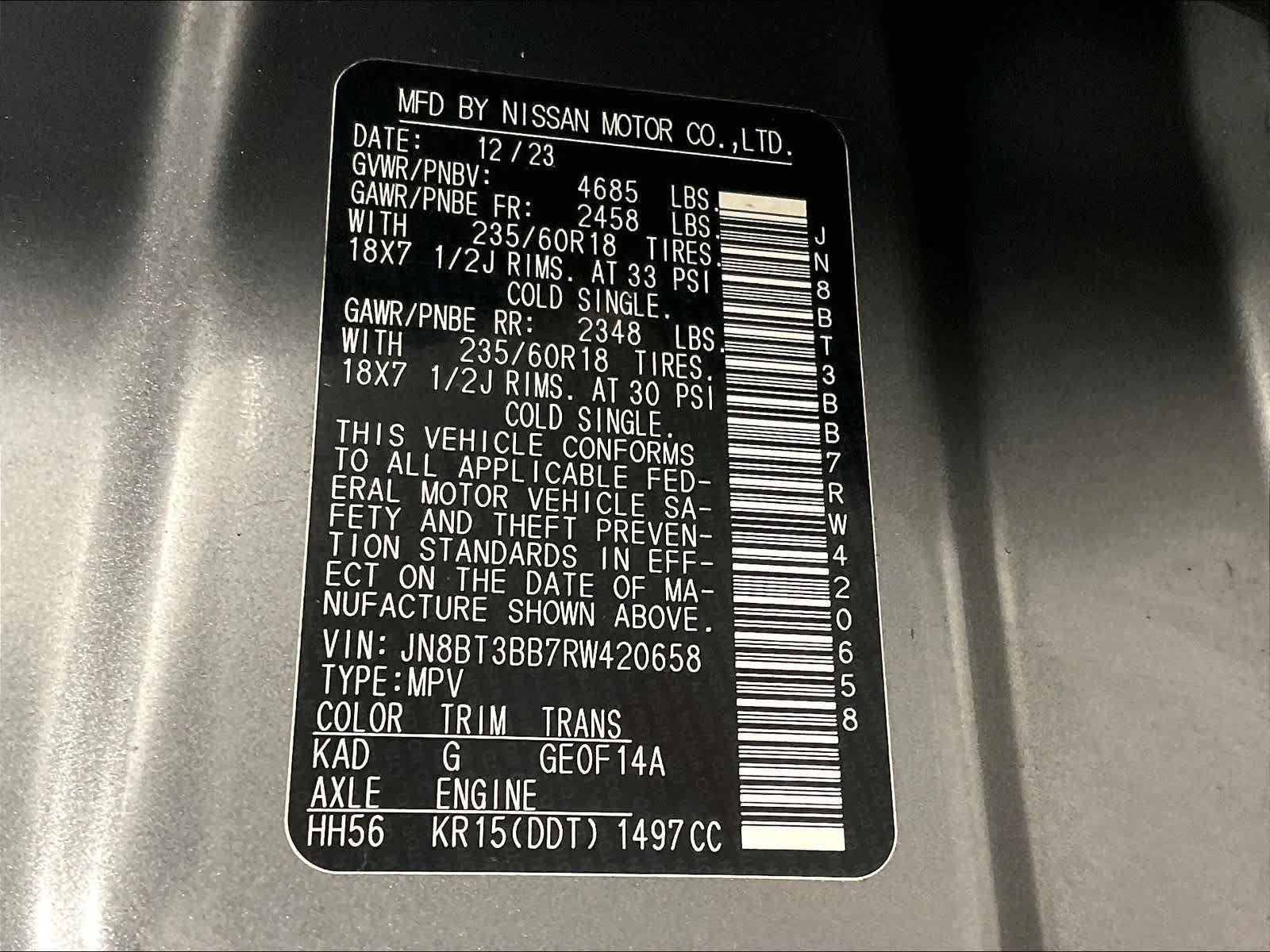 2024 Nissan Rogue SV - Photo 35