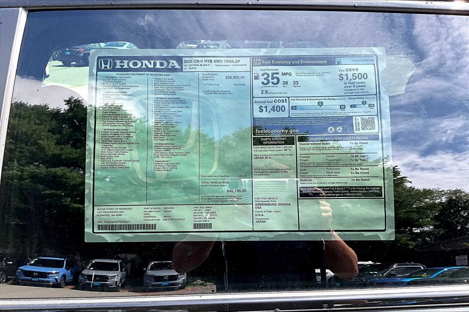 2026 Honda CR-V Hybrid TrailSport - Photo 18