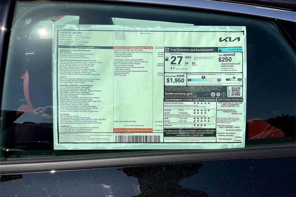 2025 Kia K5 GT-Line - Photo 17