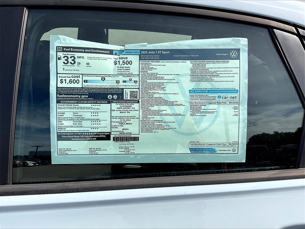 2025 Volkswagen Jetta 1.5T Sport - Photo 17