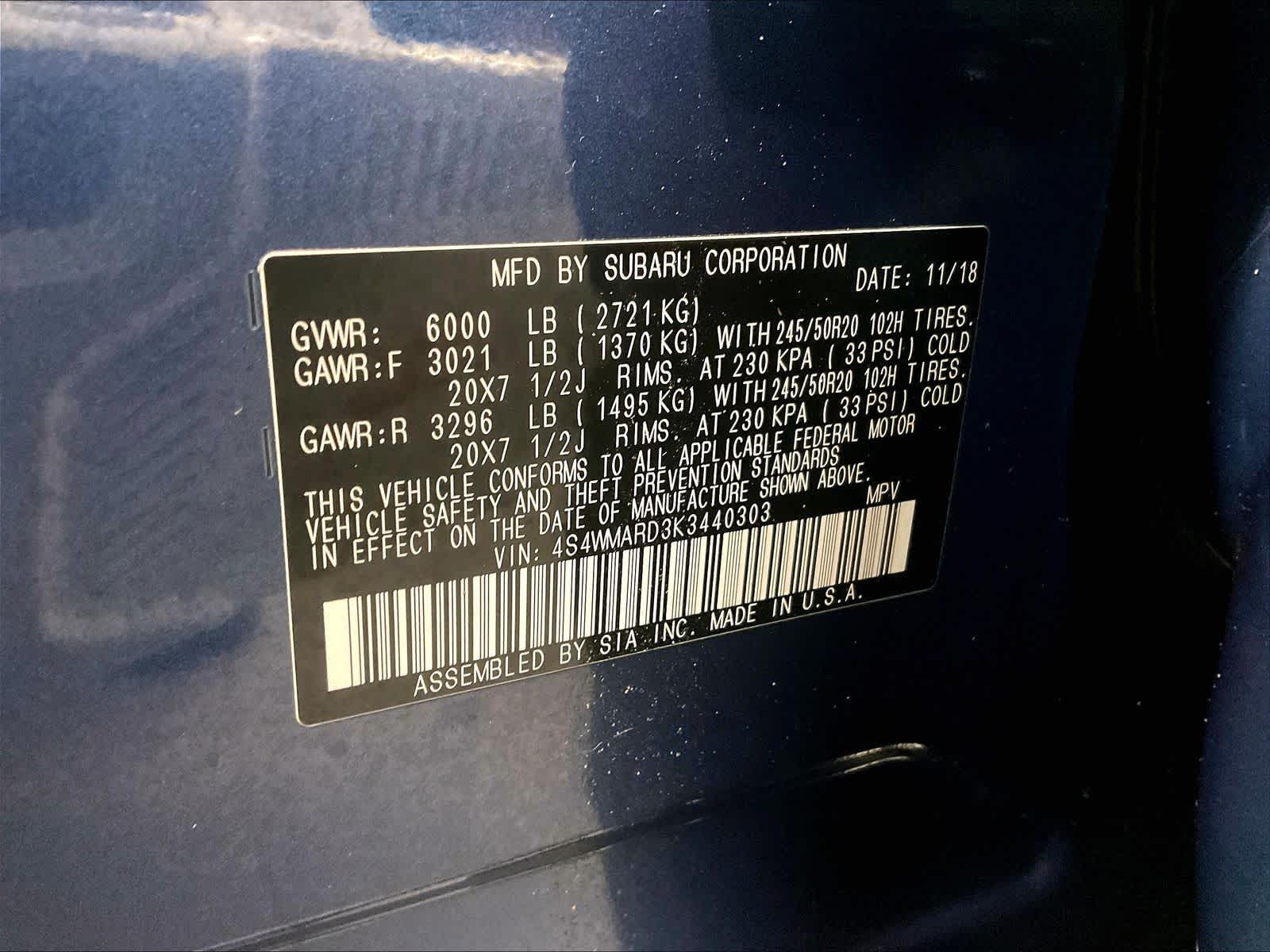 2019 Subaru Ascent Touring - Photo 37