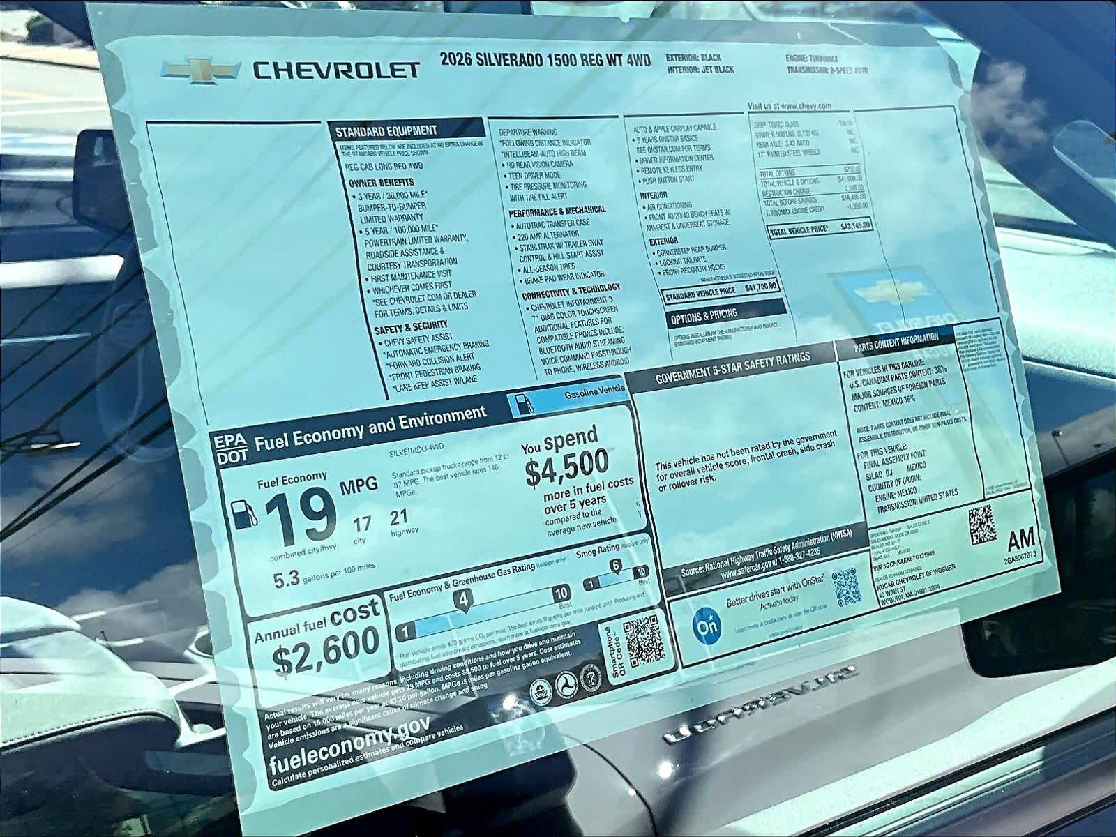 2026 Chevrolet Silverado 1500 Work Truck - Photo 17