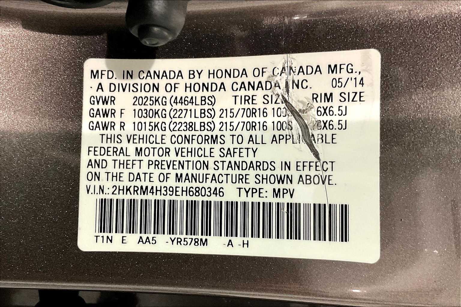 2014 Honda CR-V LX - Photo 33