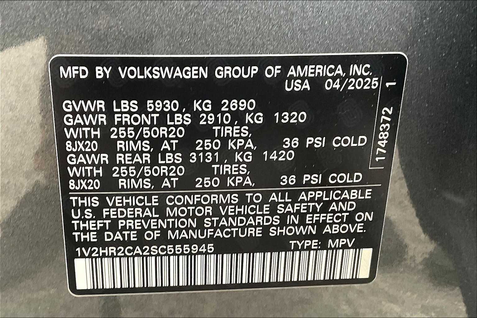 2025 Volkswagen Atlas 2.0T SE w/Technology - Photo 17