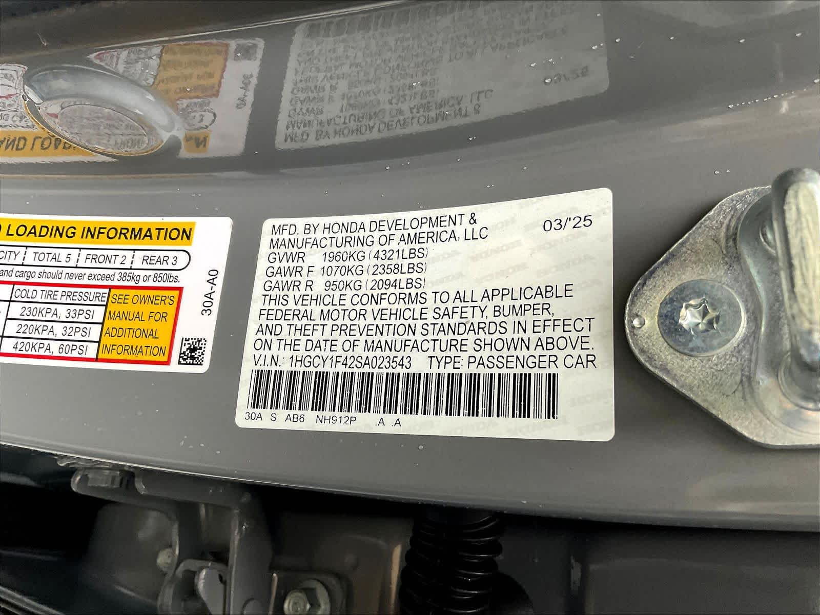 2025 Honda Accord SE - Photo 36