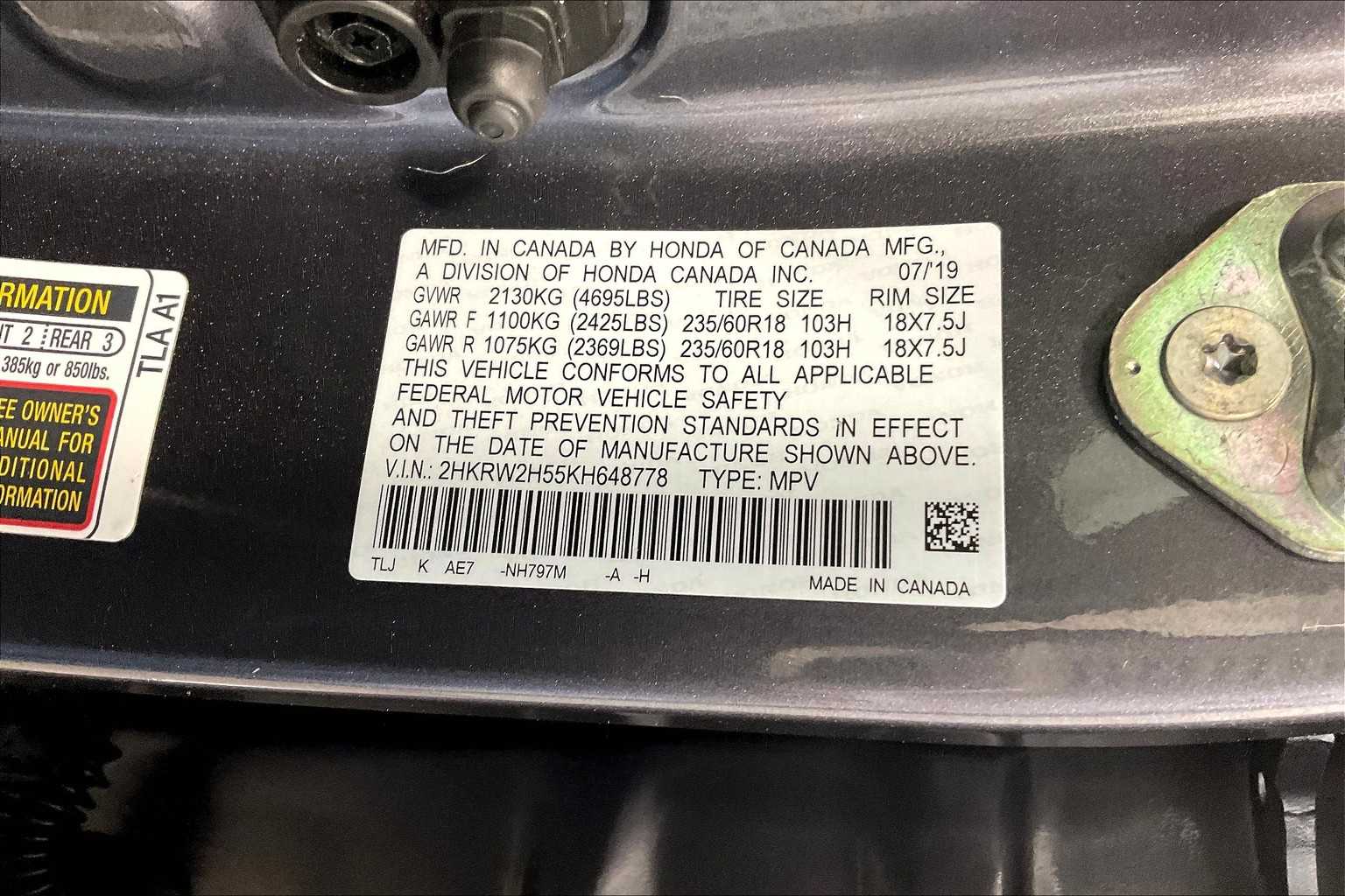 2019 Honda CR-V EX - Photo 36
