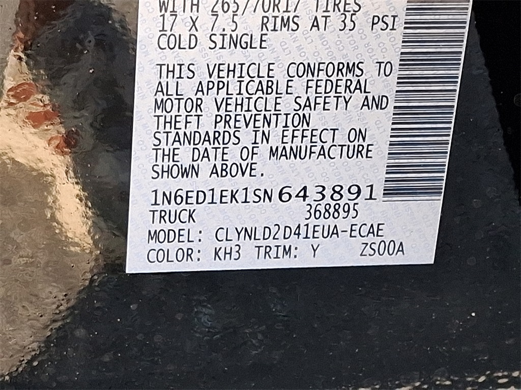 2025 Nissan Frontier PRO-4X - Photo 19