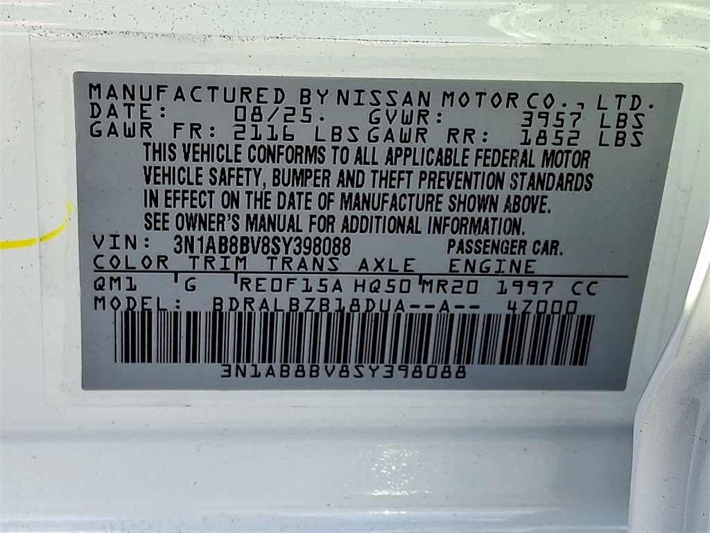 2025 Nissan Sentra S - Photo 18