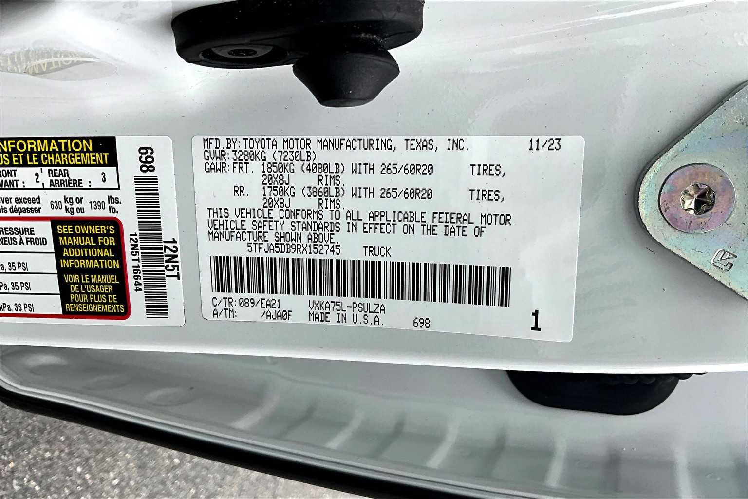 2024 Toyota Tundra Limited - Photo 37