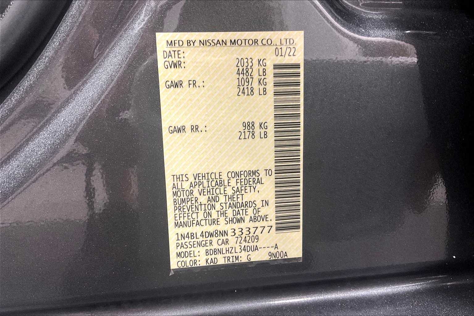 2022 Nissan Altima 2.5 SV - Photo 35