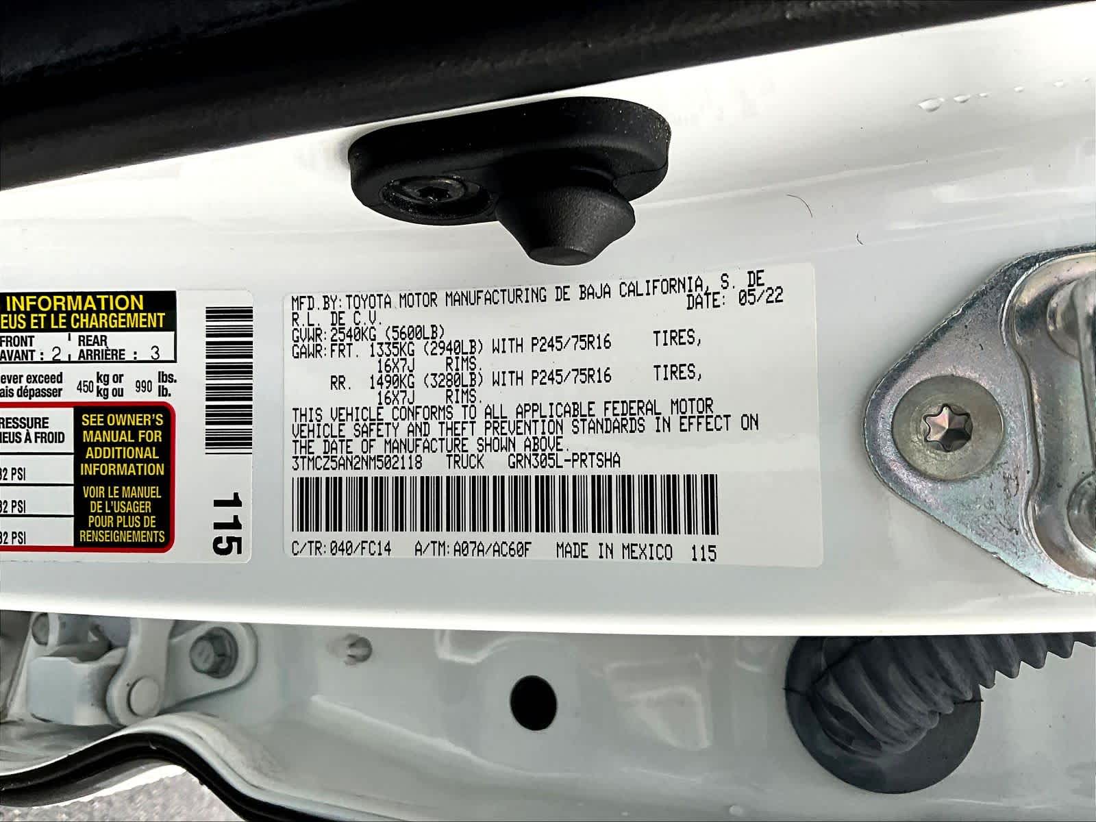 2022 Toyota Tacoma SR5 - Photo 36