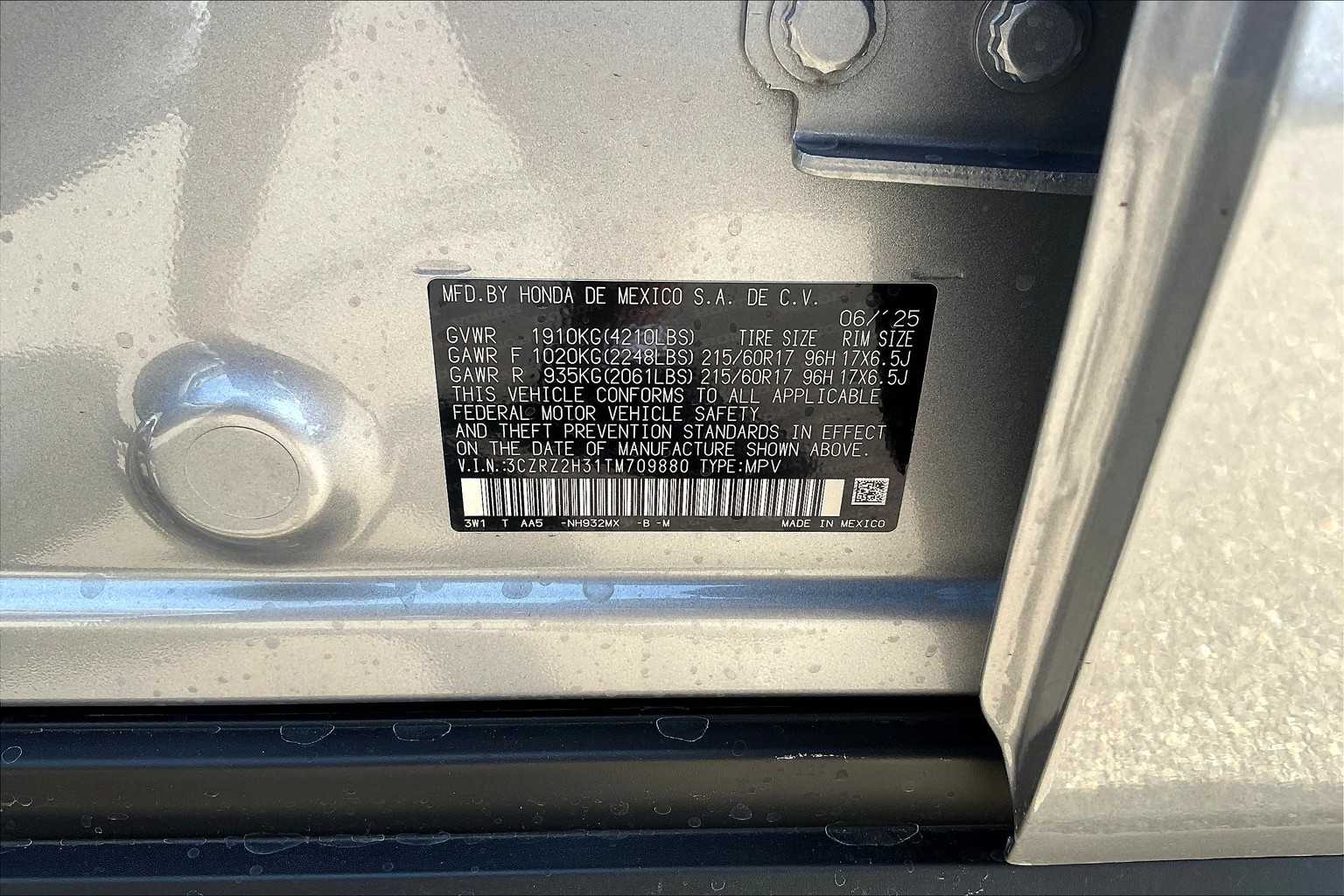2026 Honda HR-V LX - Photo 17