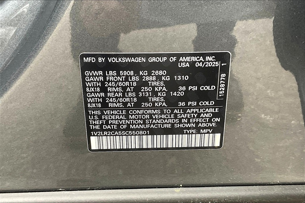 2025 Volkswagen Atlas 2.0T SE - Photo 16