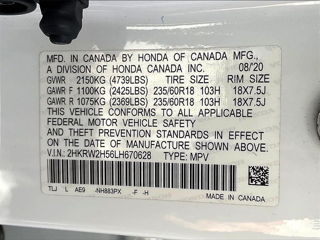 2020 Honda CR-V EX - Photo 32