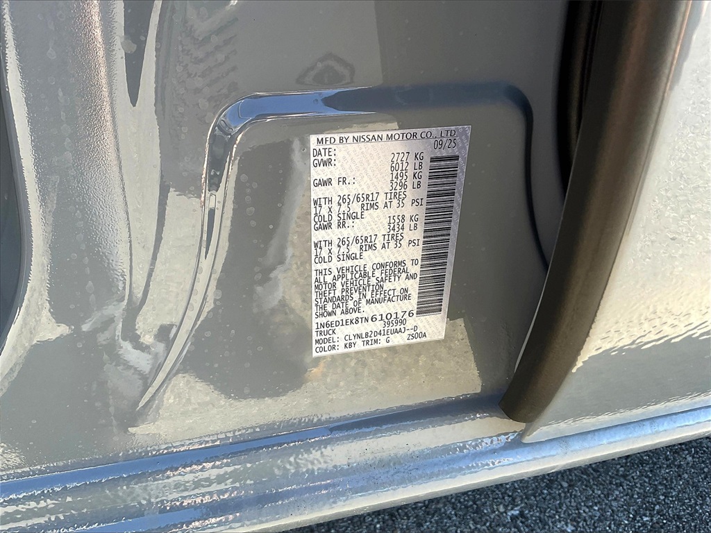 2026 Nissan Frontier SV - Photo 16