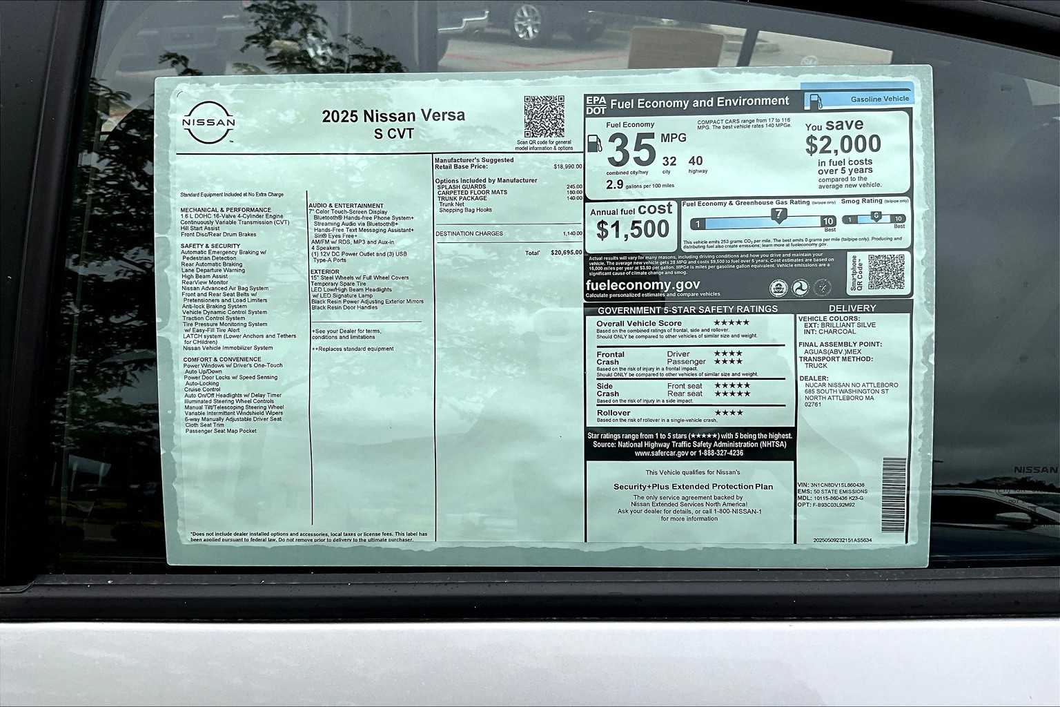 2025 Nissan Versa S - Photo 18
