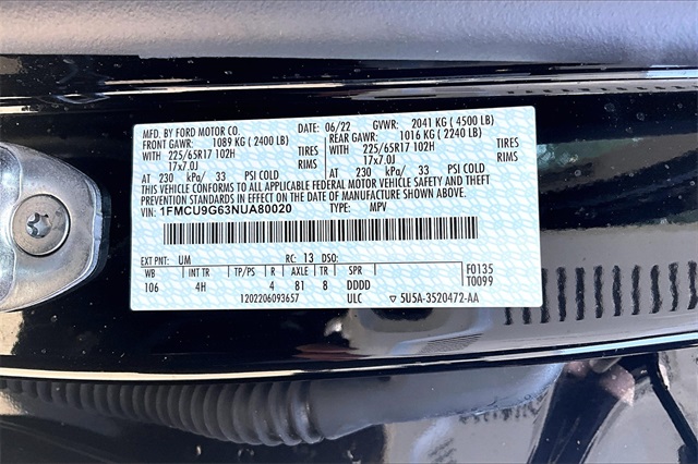 2022 Ford Escape SE - Photo 9