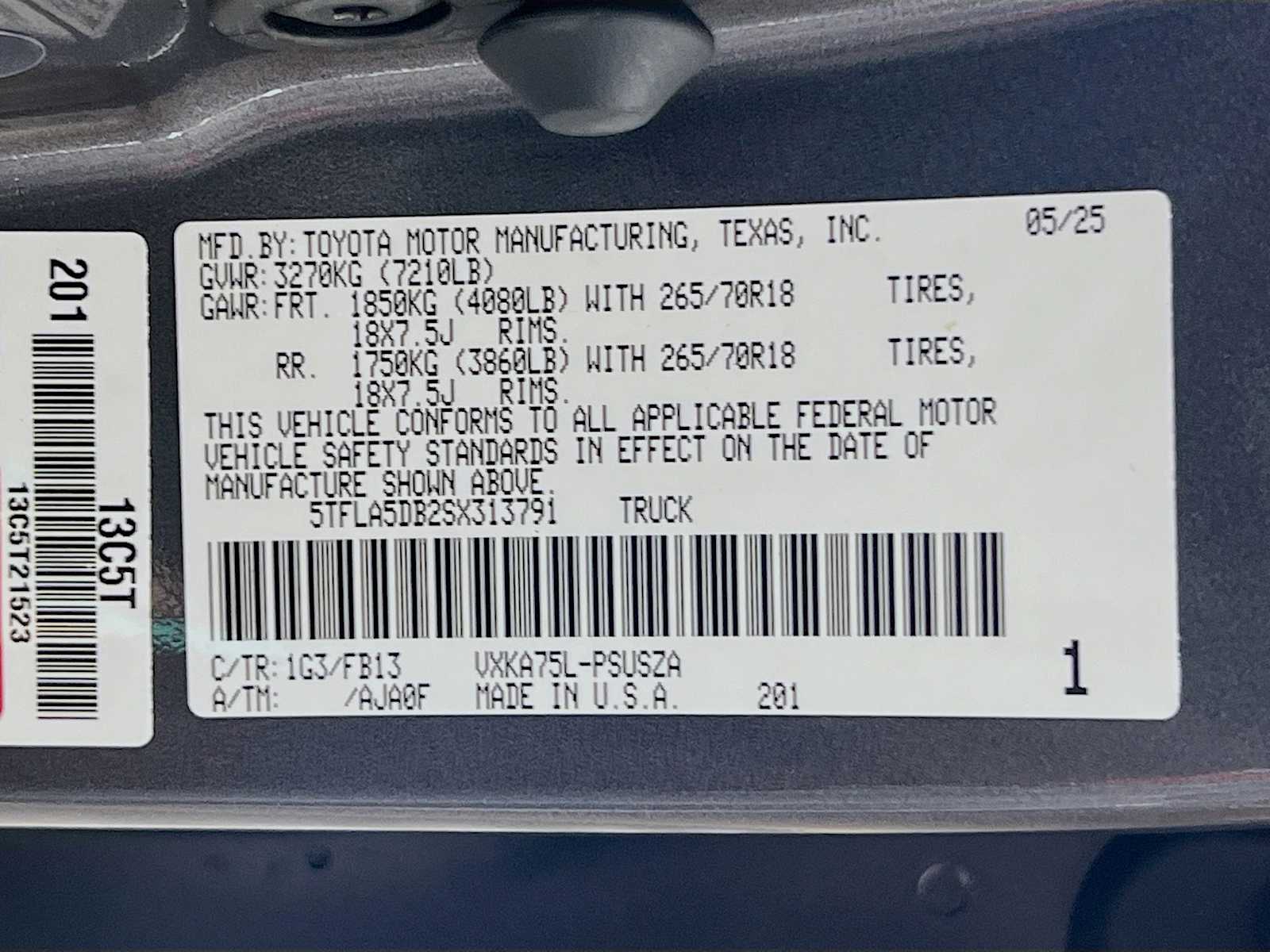 2025 Toyota Tundra SR5 - Photo 20