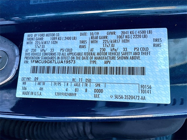 2020 Ford Escape SE - Photo 9