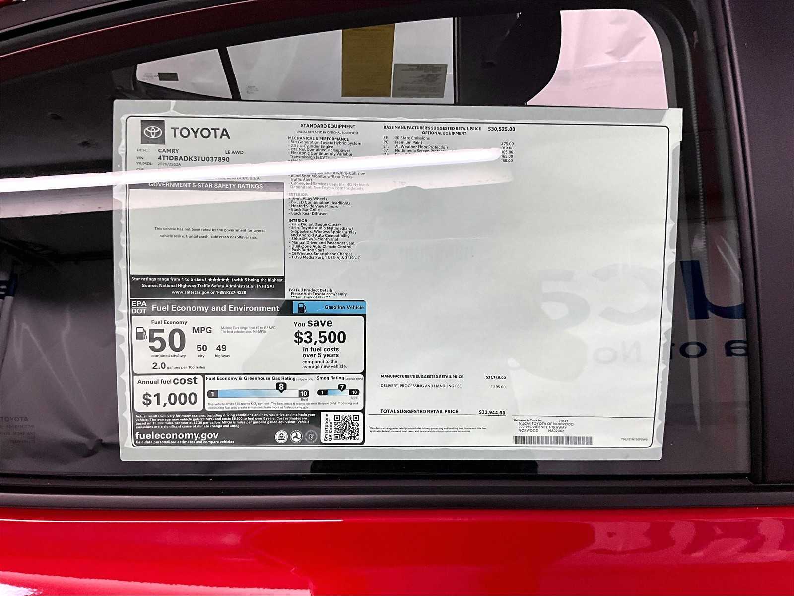 2026 Toyota Camry LE - Photo 18