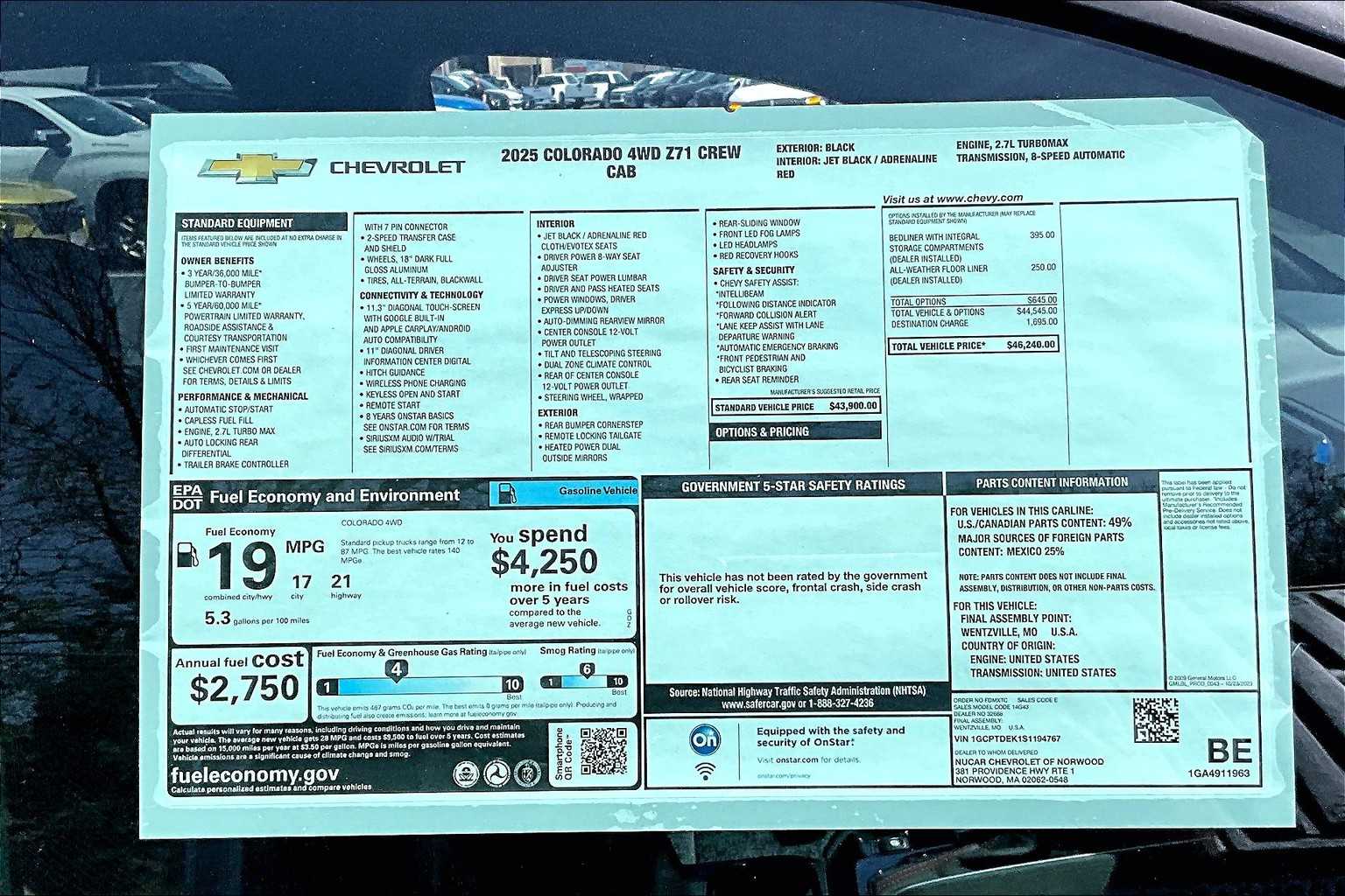 2025 Chevrolet Colorado 4WD Z71 - Photo 18