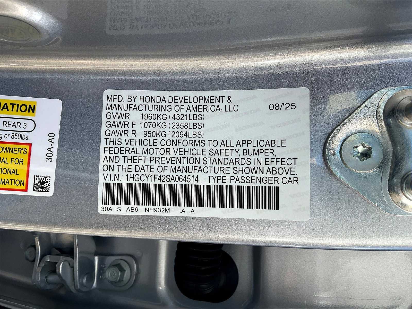 2025 Honda Accord SE - Photo 17