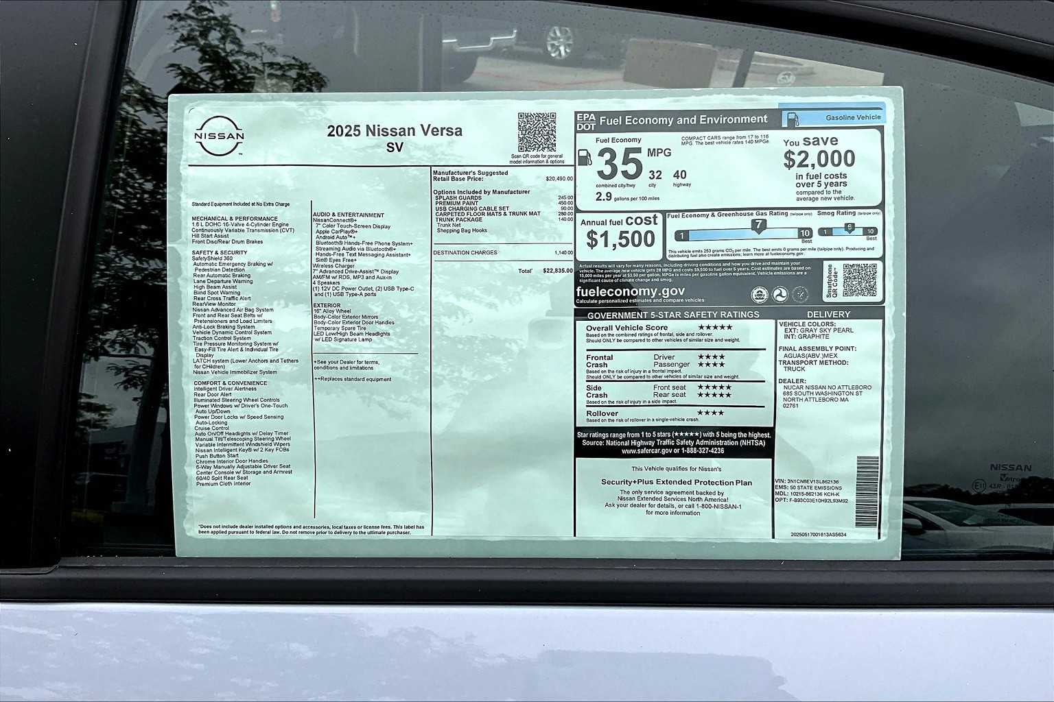 2025 Nissan Versa SV - Photo 18