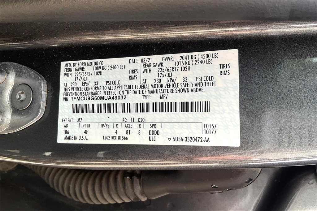 2021 Ford Escape SE - Photo 32