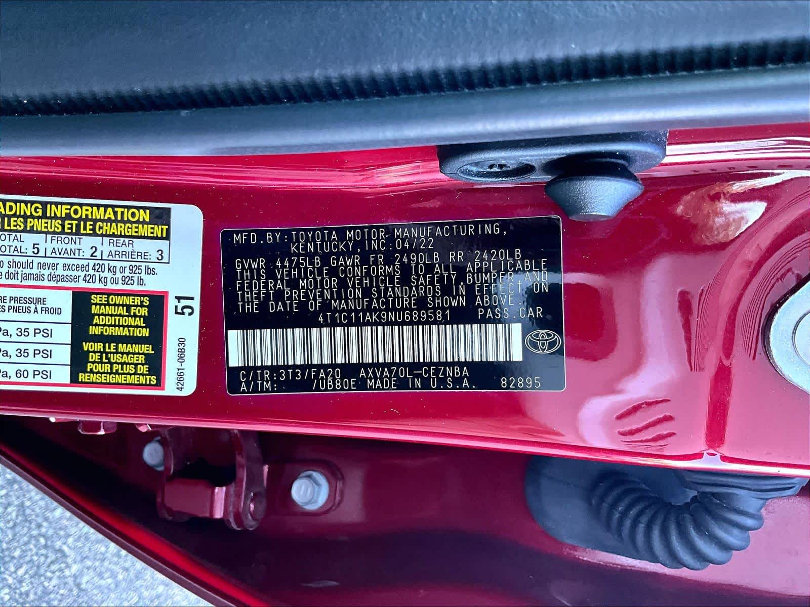 2022 Toyota Camry LE - Photo 6