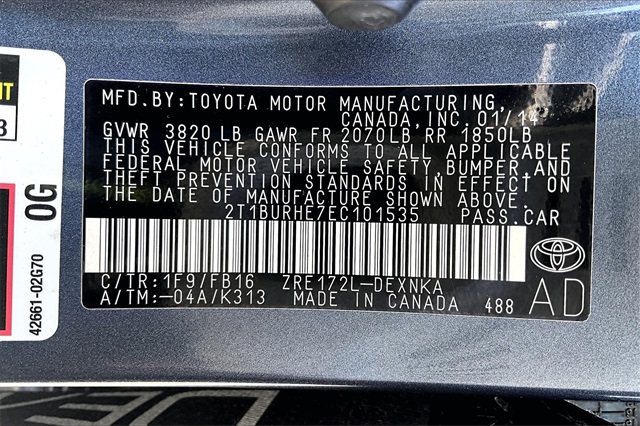 2014 Toyota Corolla L - Photo 33
