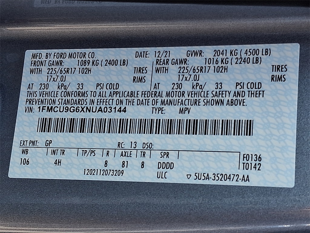 2022 Ford Escape SE - Photo 26