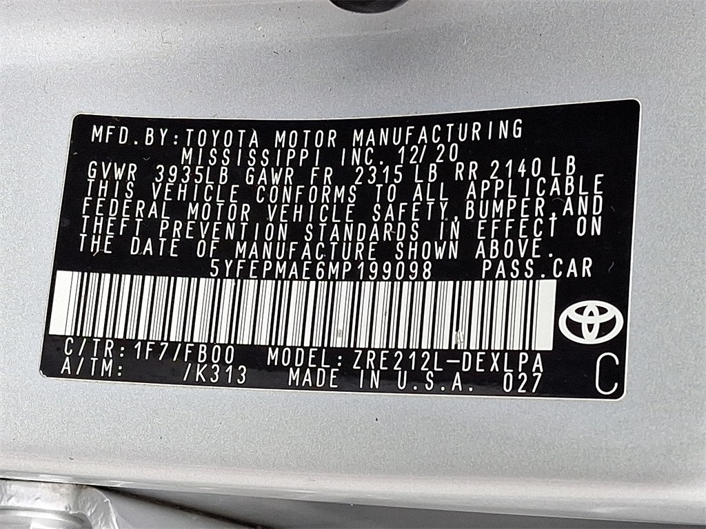 2021 Toyota Corolla LE - Photo 26