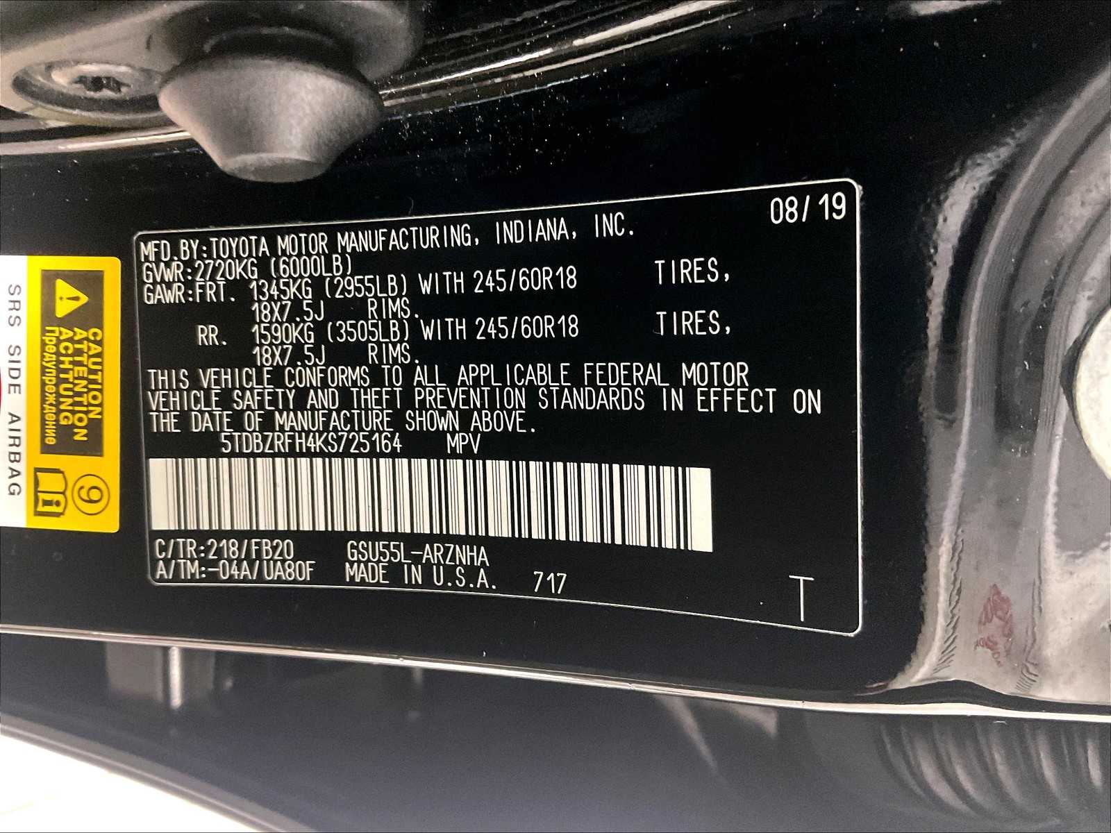 2019 Toyota Highlander LE - Photo 36