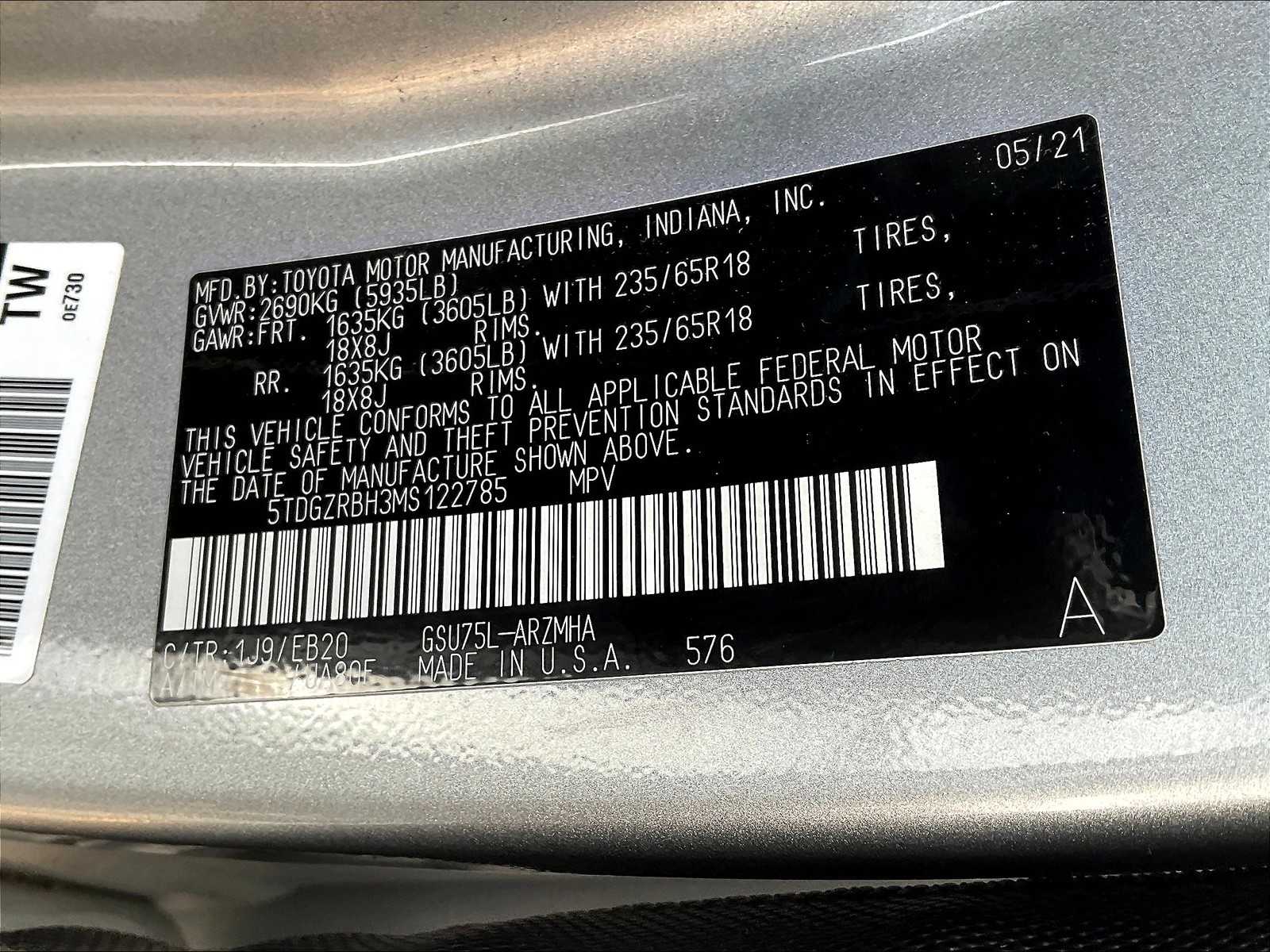 2021 Toyota Highlander XLE - Photo 36