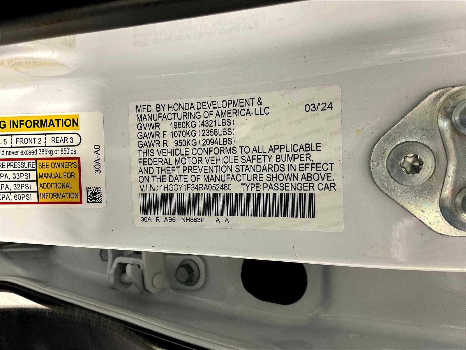 2024 Honda Accord EX - Photo 36