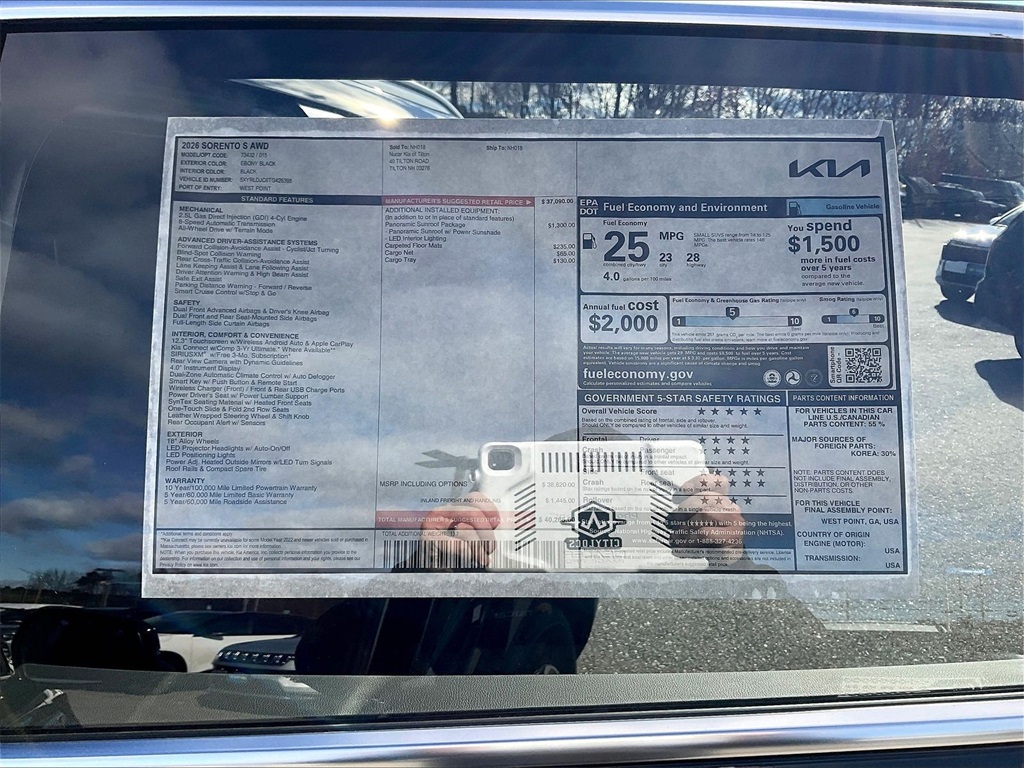 2026 Kia Sorento S - Photo 17