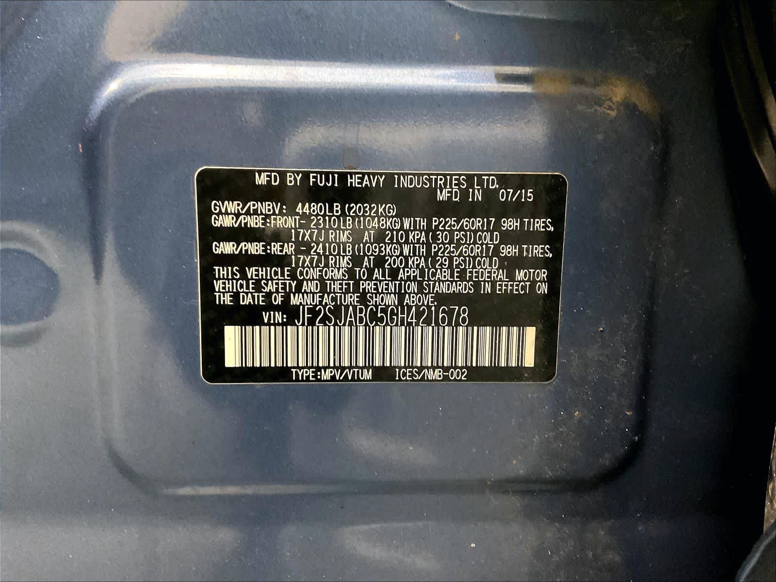 2016 Subaru Forester 2.5i - Photo 32