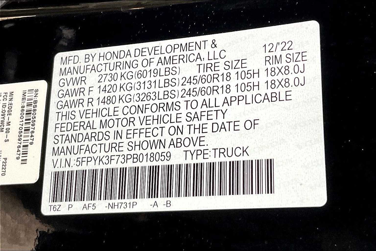 2023 Honda Ridgeline RTL-E - Photo 35