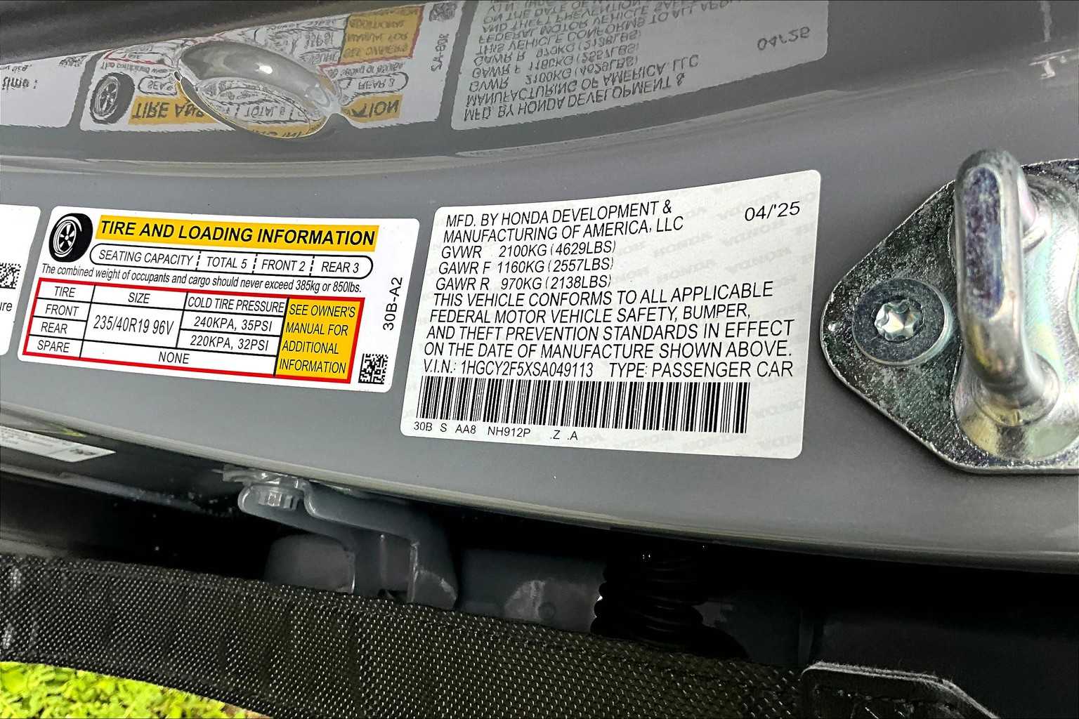 2025 Honda Accord Hybrid Sport - Photo 18