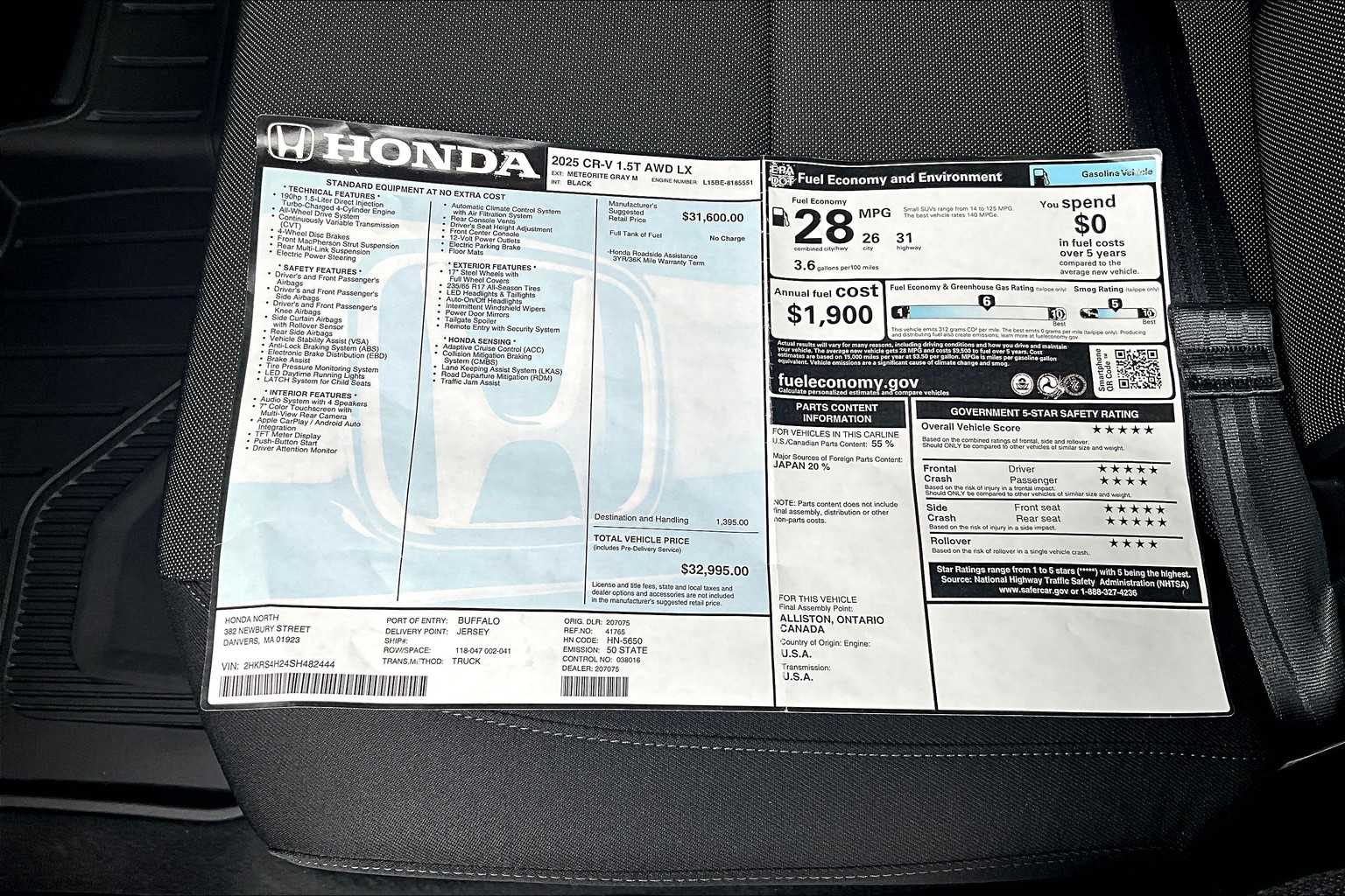 2025 Honda CR-V LX - Photo 18