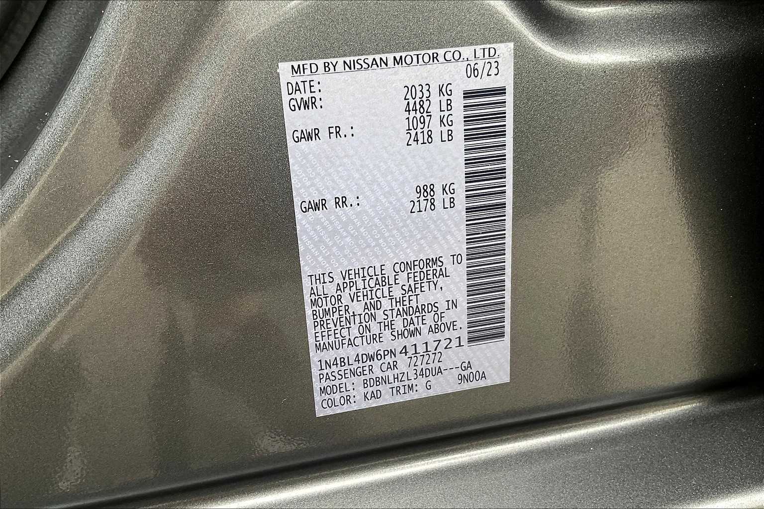 2023 Nissan Altima 2.5 SV - Photo 34
