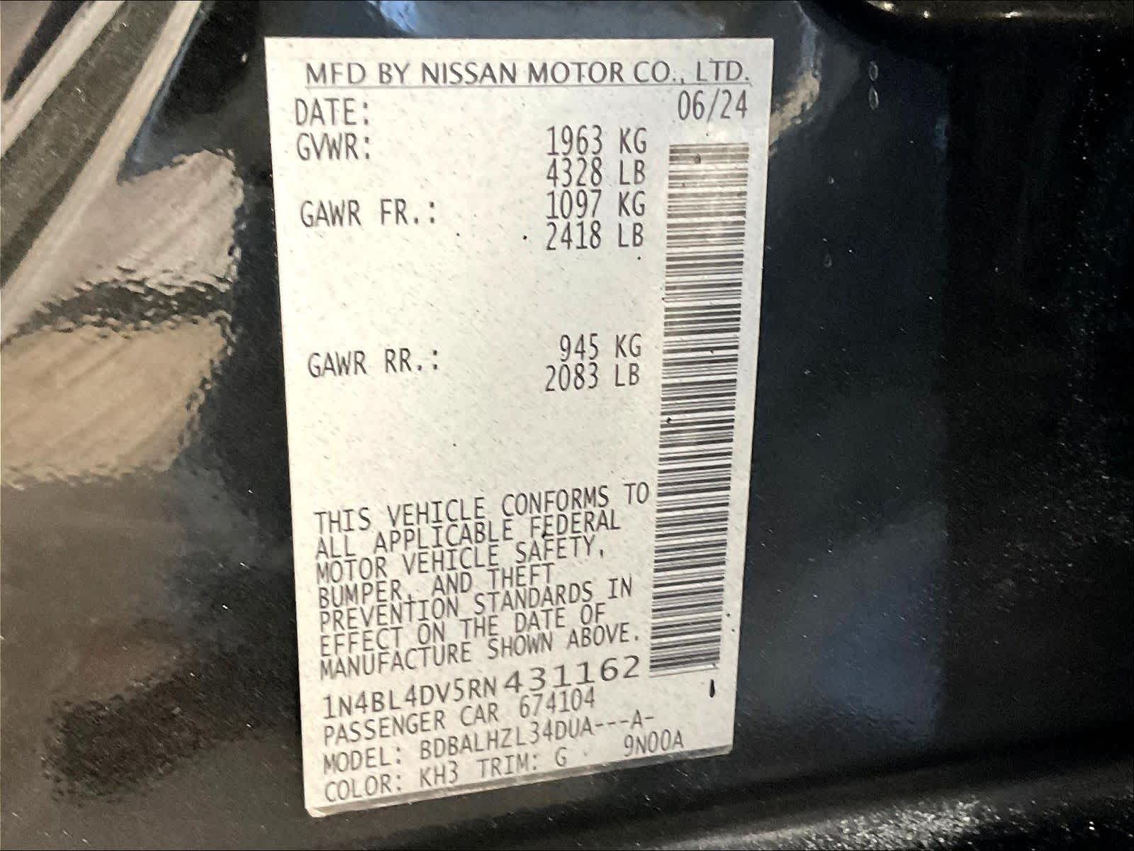 2024 Nissan Altima 2.5 SV - Photo 35