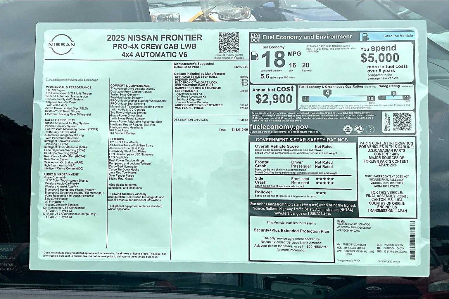 2025 Nissan Frontier PRO-4X - Photo 17