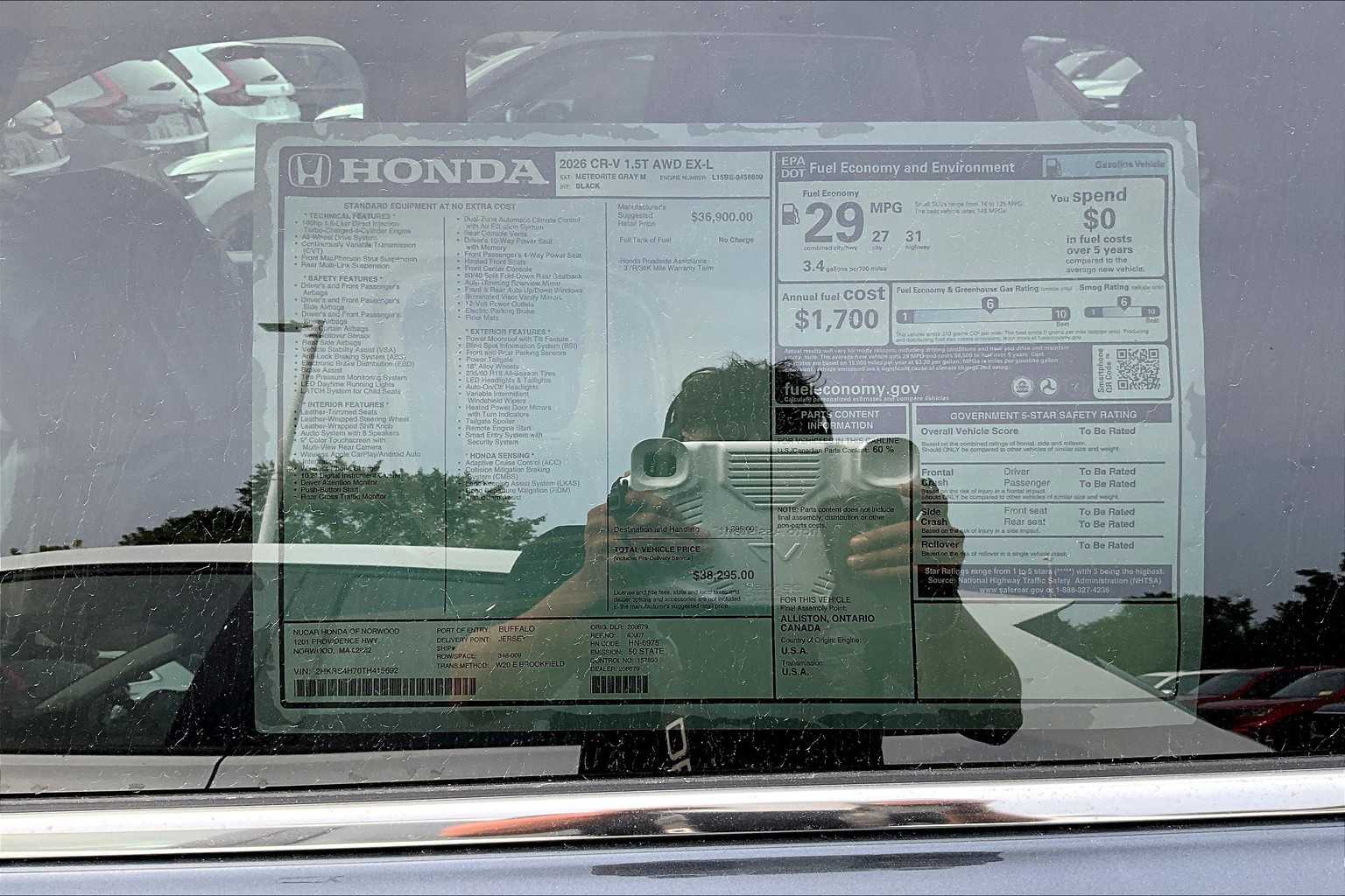 2026 Honda CR-V EX-L - Photo 17
