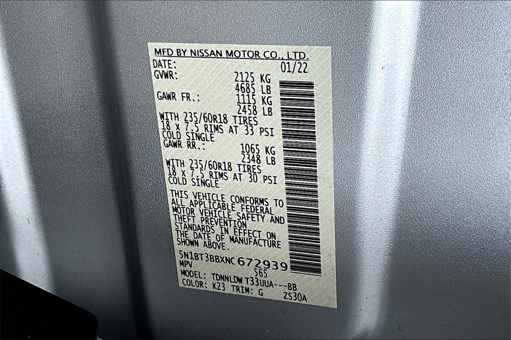 2022 Nissan Rogue SV - Photo 36