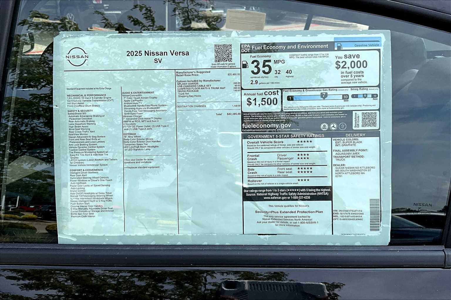 2025 Nissan Versa SV - Photo 18