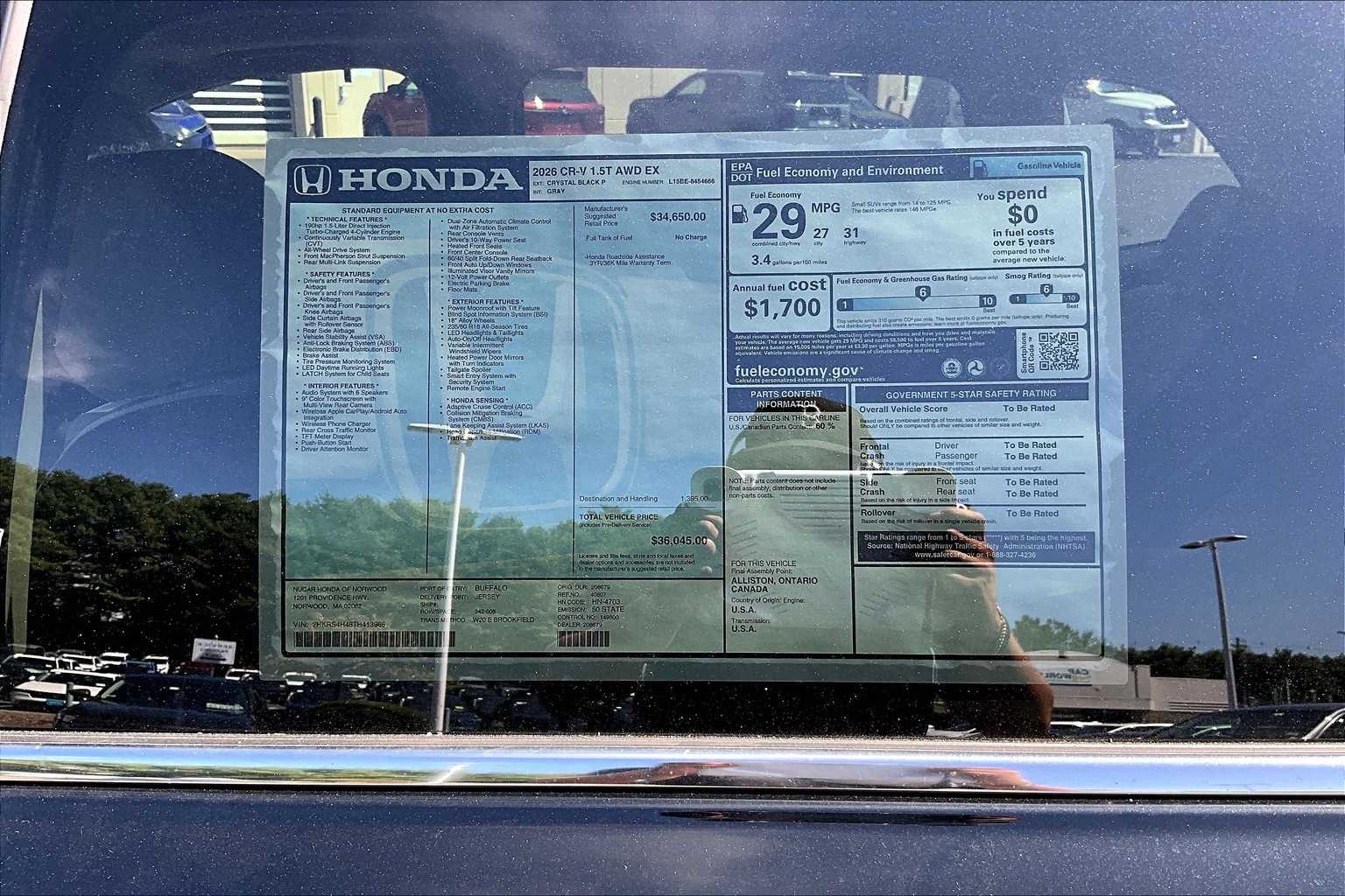 2026 Honda CR-V EX - Photo 18