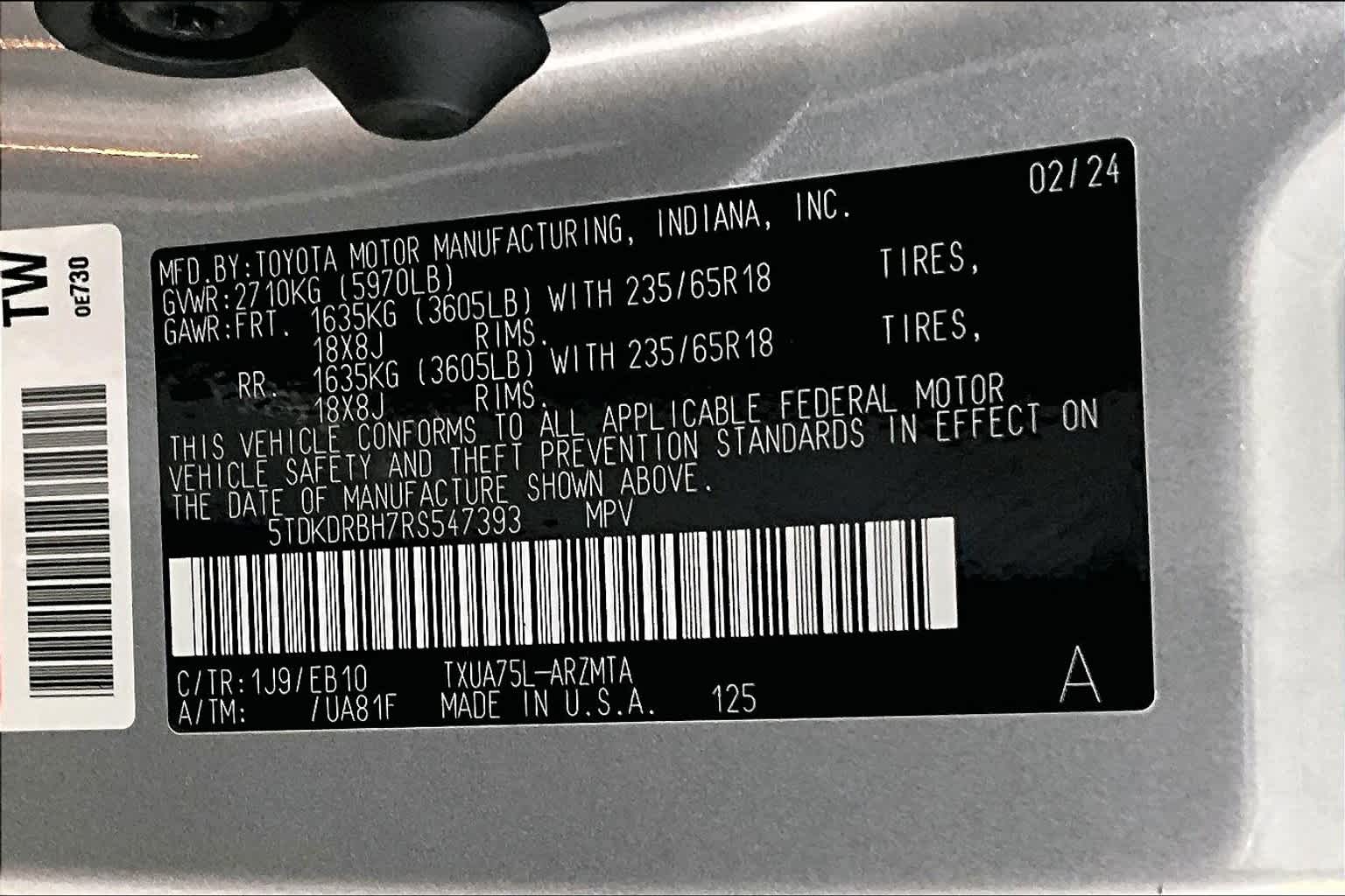 2024 Toyota Highlander XLE - Photo 36