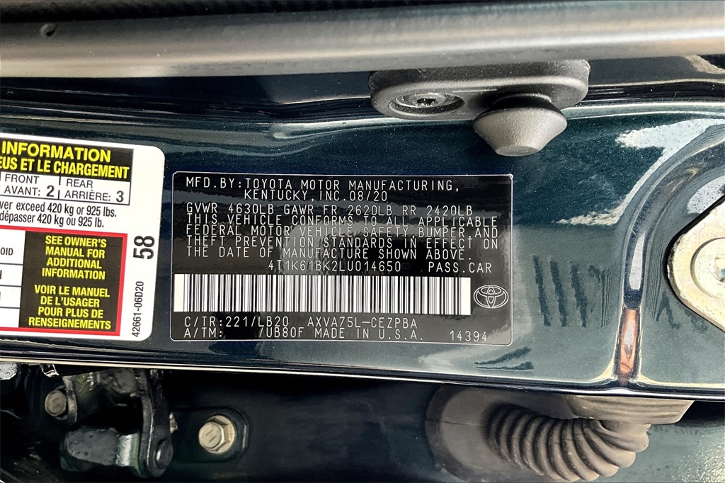 2020 Toyota Camry XSE - Photo 36