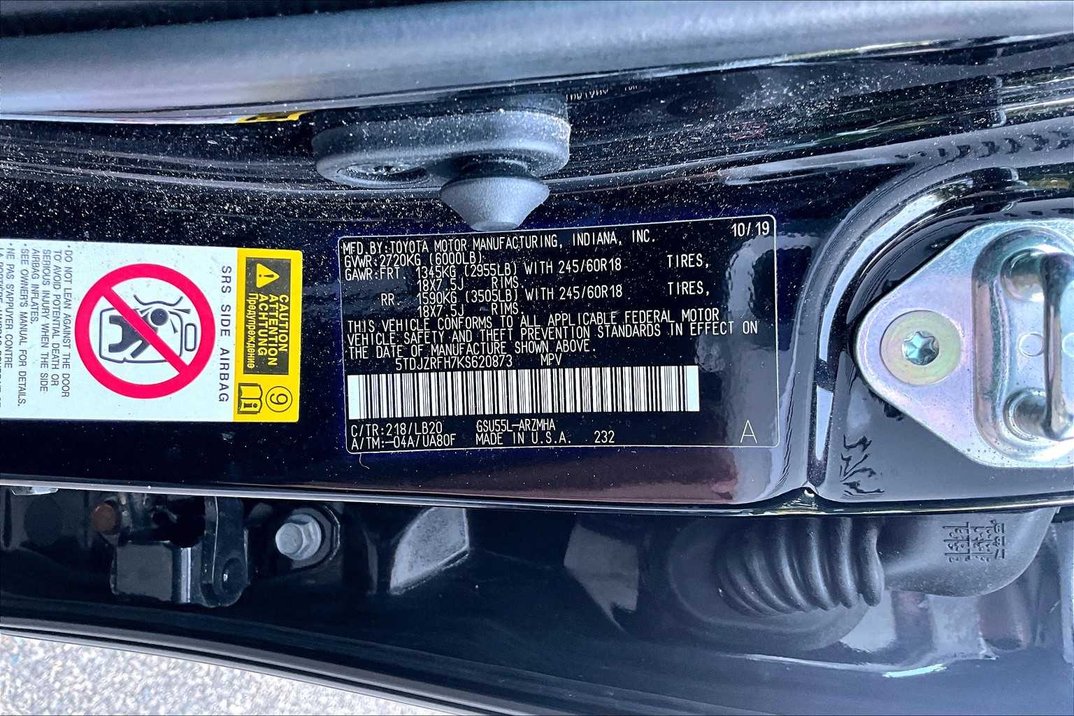 2019 Toyota Highlander XLE - Photo 6